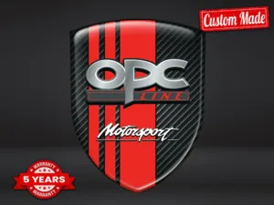 OPC Autocollants Silicone Auto Édition Qualité Perso
